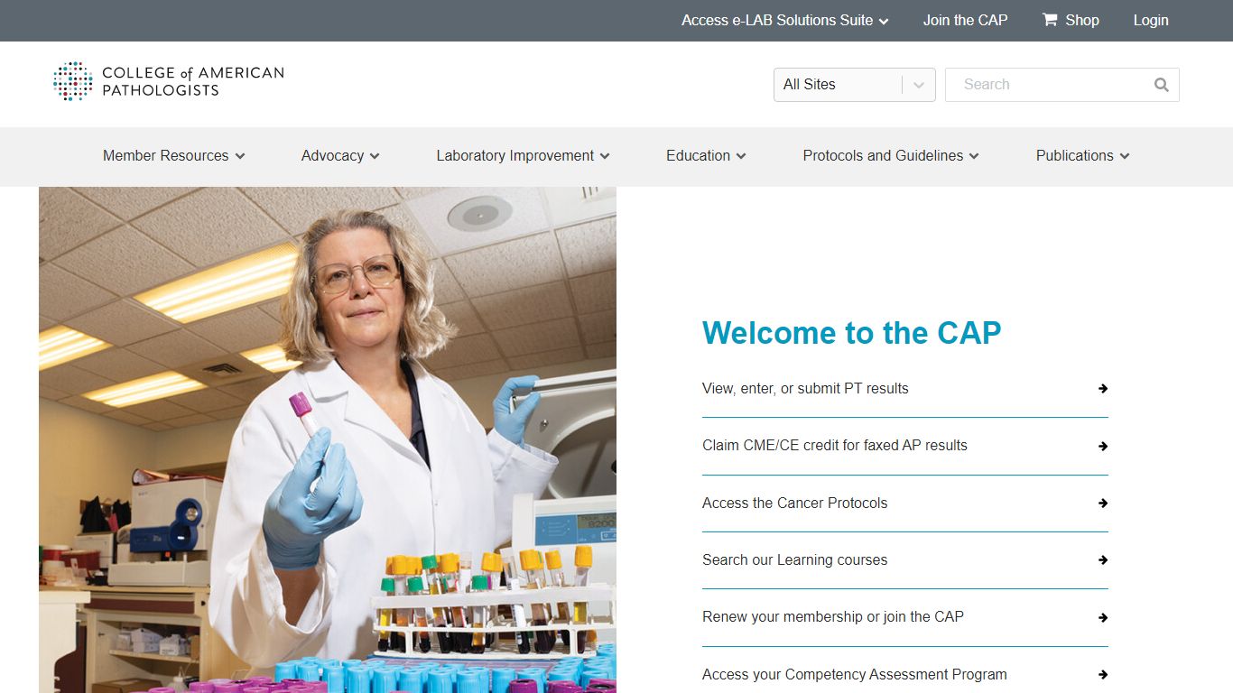 Homepage | College of American Pathologists